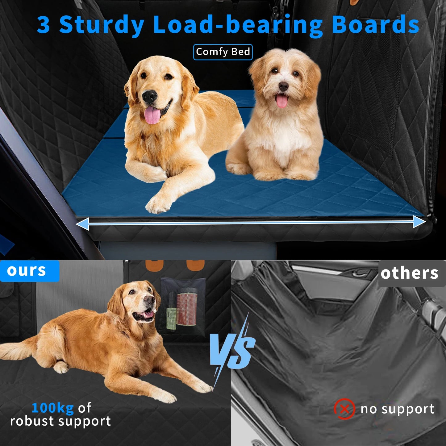 Water-Resistant Dog Backseat