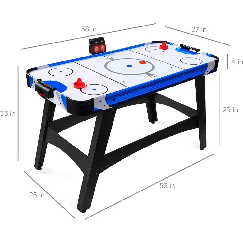 Arcade Air Hockey Table With LED Scoreboard And Pucks