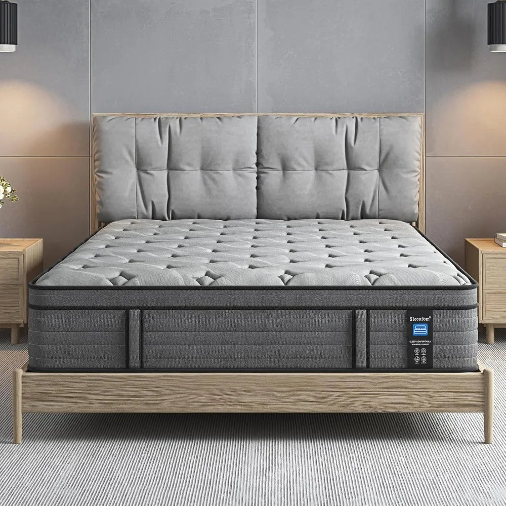 Firm Hybrid Mattress With Lumbar Support And Edge Comfort