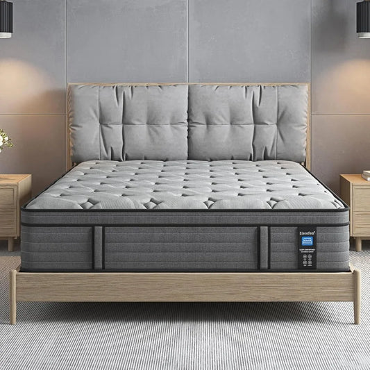 Firm Hybrid Mattress With Lumbar Support And Edge Comfort