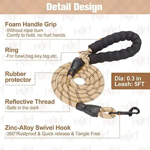 Reflective Pet Harness Set With Leash For Safe Walks