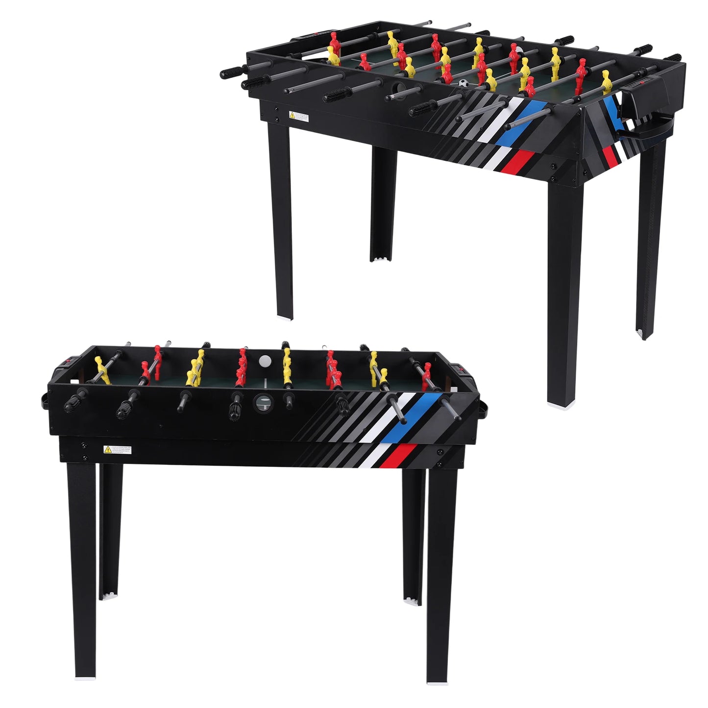 4-in-1 Multi Game Table | Foosball, Billiards, Air Hockey & Table Tennis for Family Game Rooms