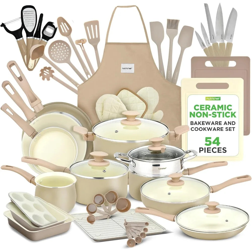 Professional High Quality Non Stick Cookware Bakeware Set Includes Tools
