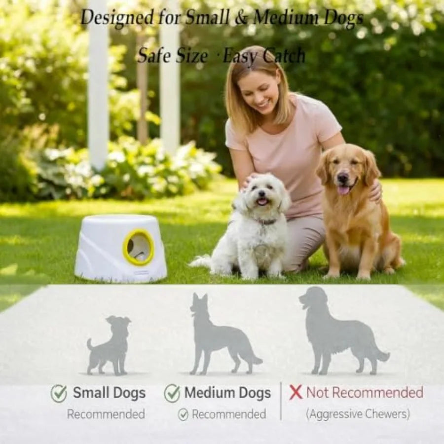 Automatic Dog Ball Launcher With Adjustable Distances