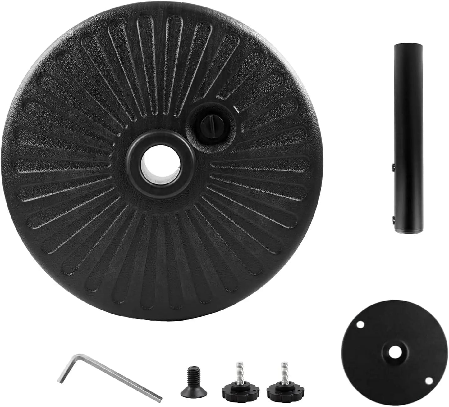 Heavy Duty Outdoor Umbrella Base With Sand Or Water Fillable