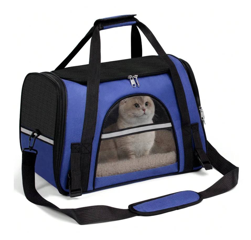 Foldable Soft-Sided Pet Carrier – Up to 20 lbs