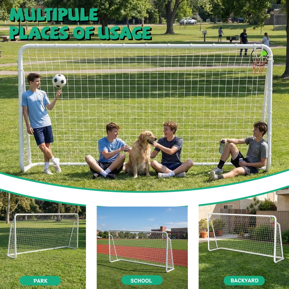Portable Soccer Goal With High Strength Nets For Youth Training