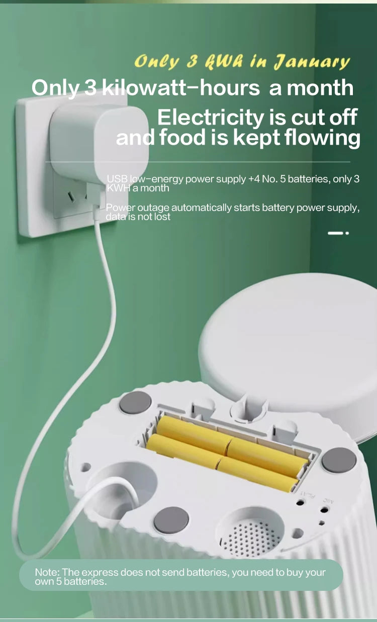 PAPIFEED Smart Automatic Cat And Dog Food Dispenser Machine