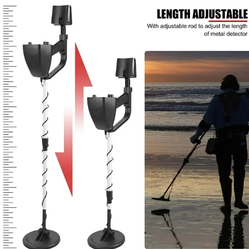 High Accuracy Waterproof Metal Detector for Treasure Hunting