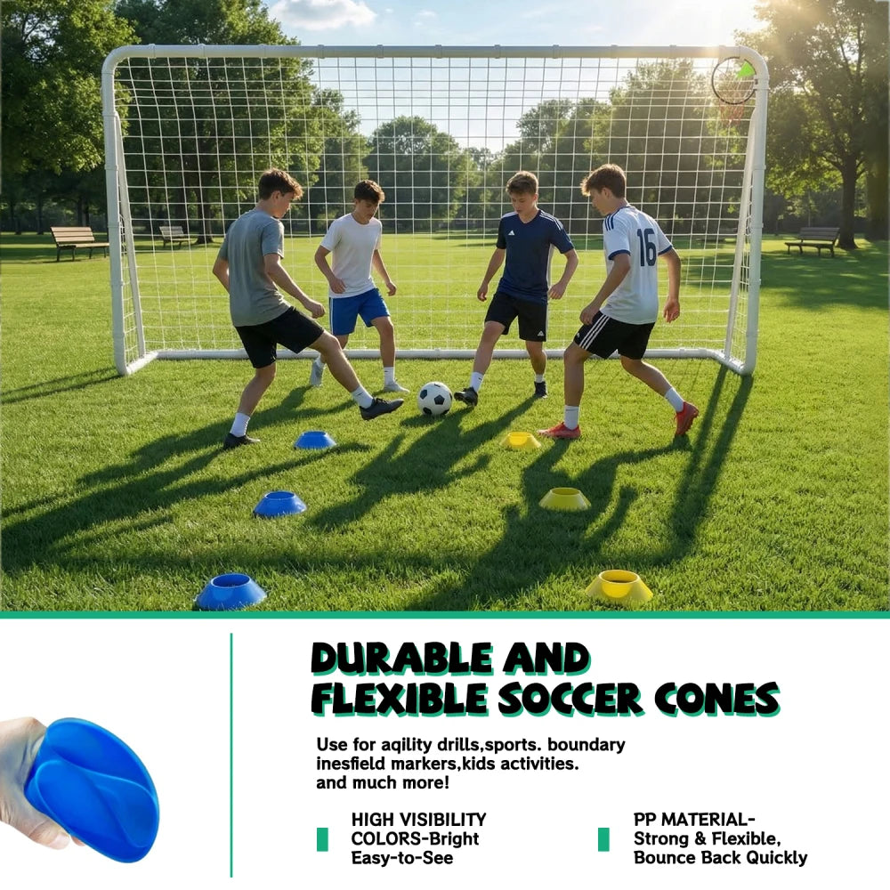 Portable Soccer Goal With High Strength Nets For Youth Training