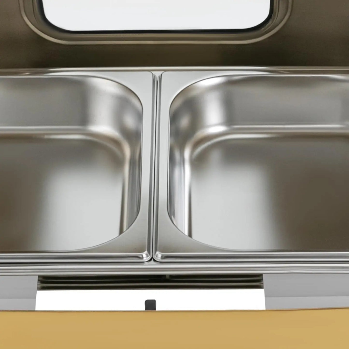 Roll Top Chafing Dish Buffet Set,9.5 Qt Rectangular Chafing Dish,9L Stainless Steel Buffet Warmer for Hotels, Buffets,Restaurant