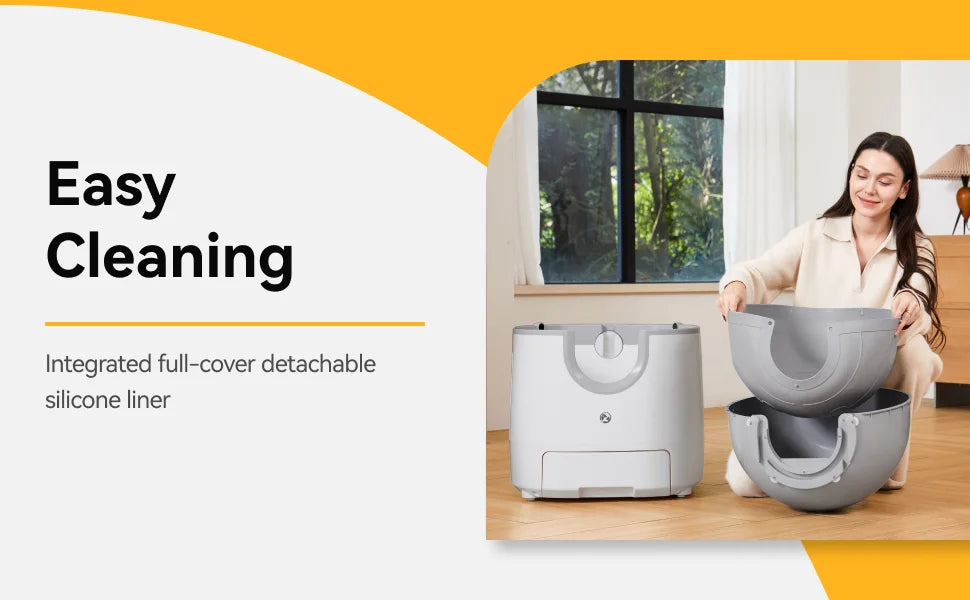 Furoomate Automatic Self Cleaning Cat Litter Box For Hygienic Freshness
