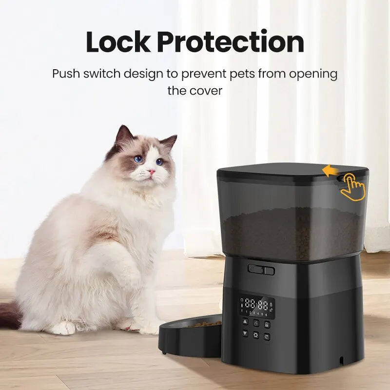 Rojeco Automatic Pet Feeder For Cats With Smart Control