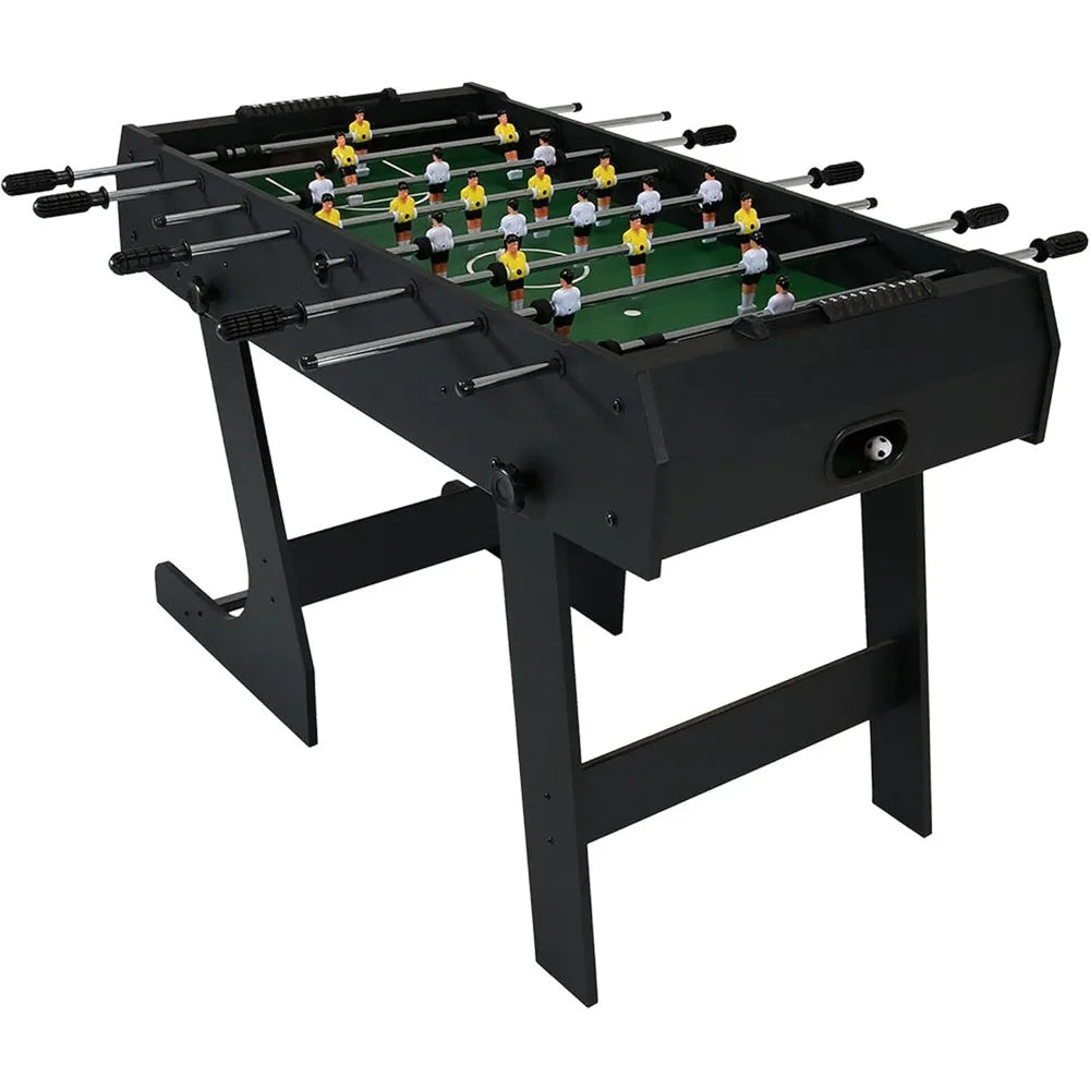 Foldable Foosball Table With Score Keeper For Indoor Play