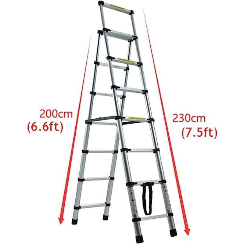 Aluminum A Frame Extension Telescoping Ladder For Home