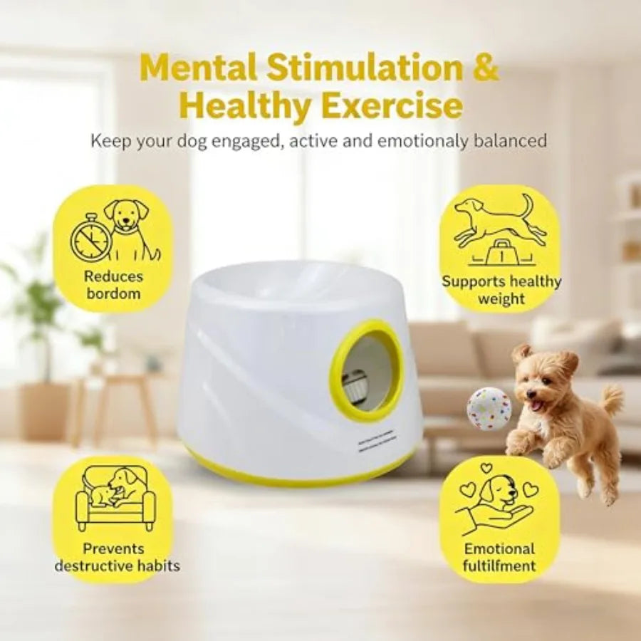 Automatic Dog Ball Launcher With Adjustable Distances