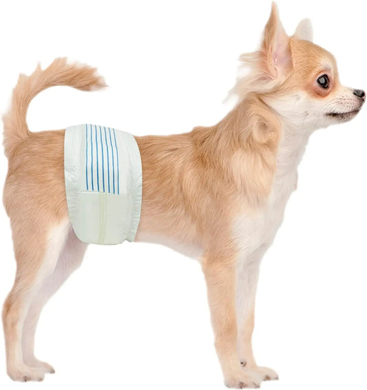 Male Dog Disposable Diapers Ultra Absorbent With Wetness Indicator