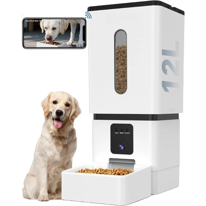 Smart Automatic Dog Feeder With WiFi App Control And Camera