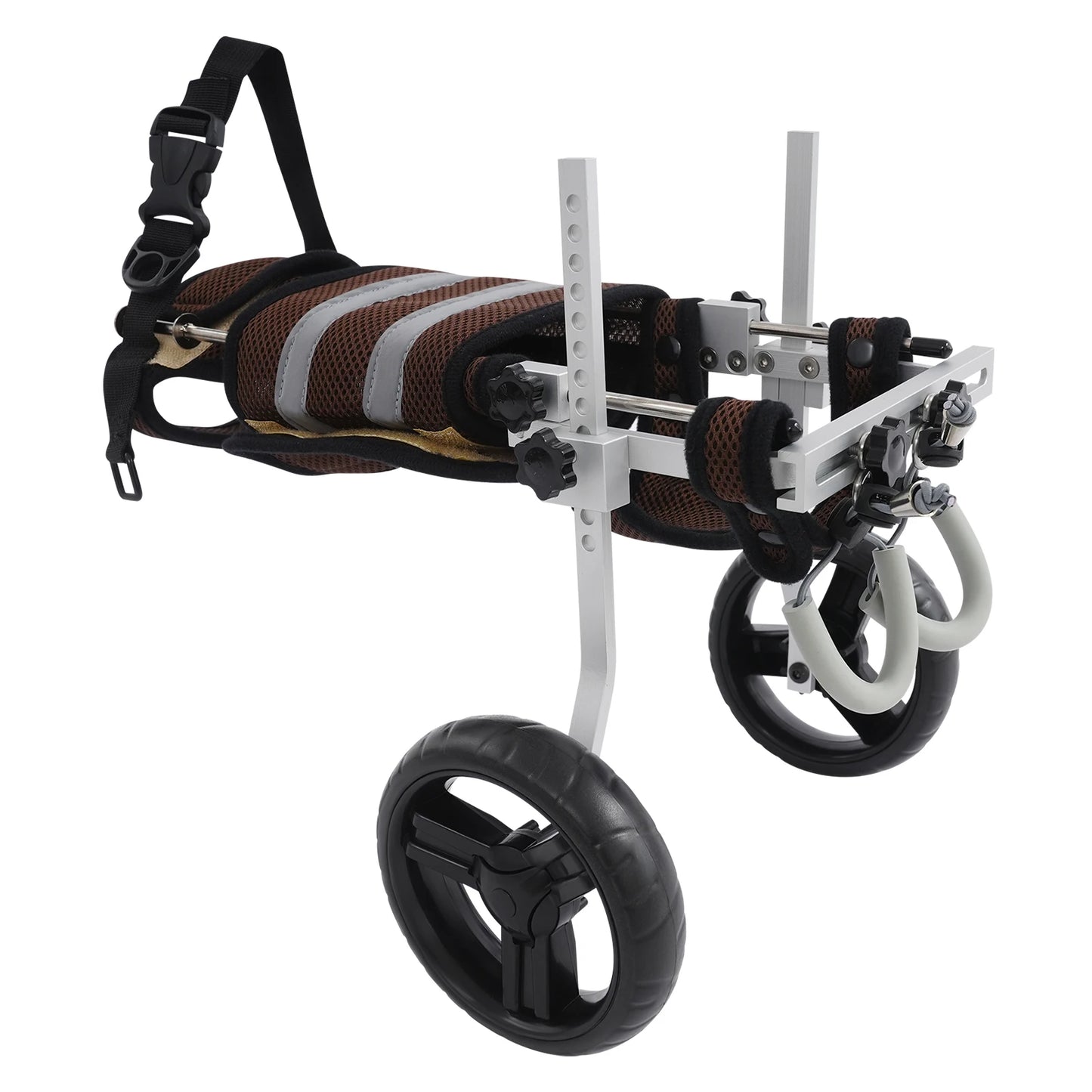 Adjustable Pet Wheelchair For Back Legs Aluminum Frame