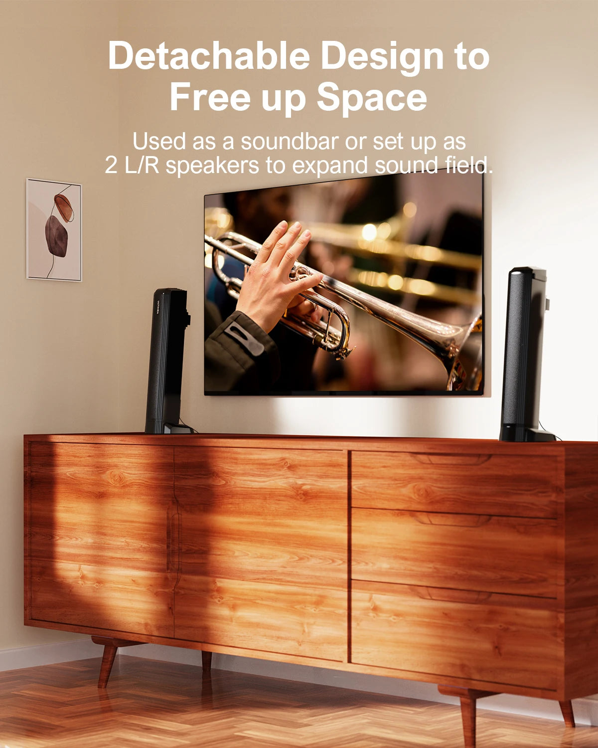 Ultimea TV Soundbar With Bluetooth 5.3 And Bass Boost