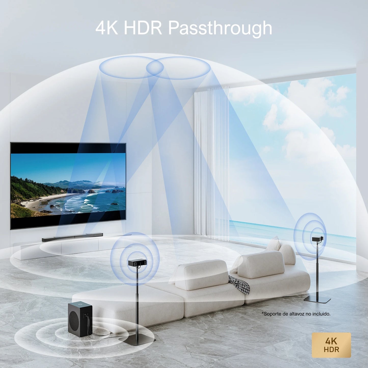 Ultimea Dolby Atmos 5.1.2 Soundbar With 4K HDR Pass Through