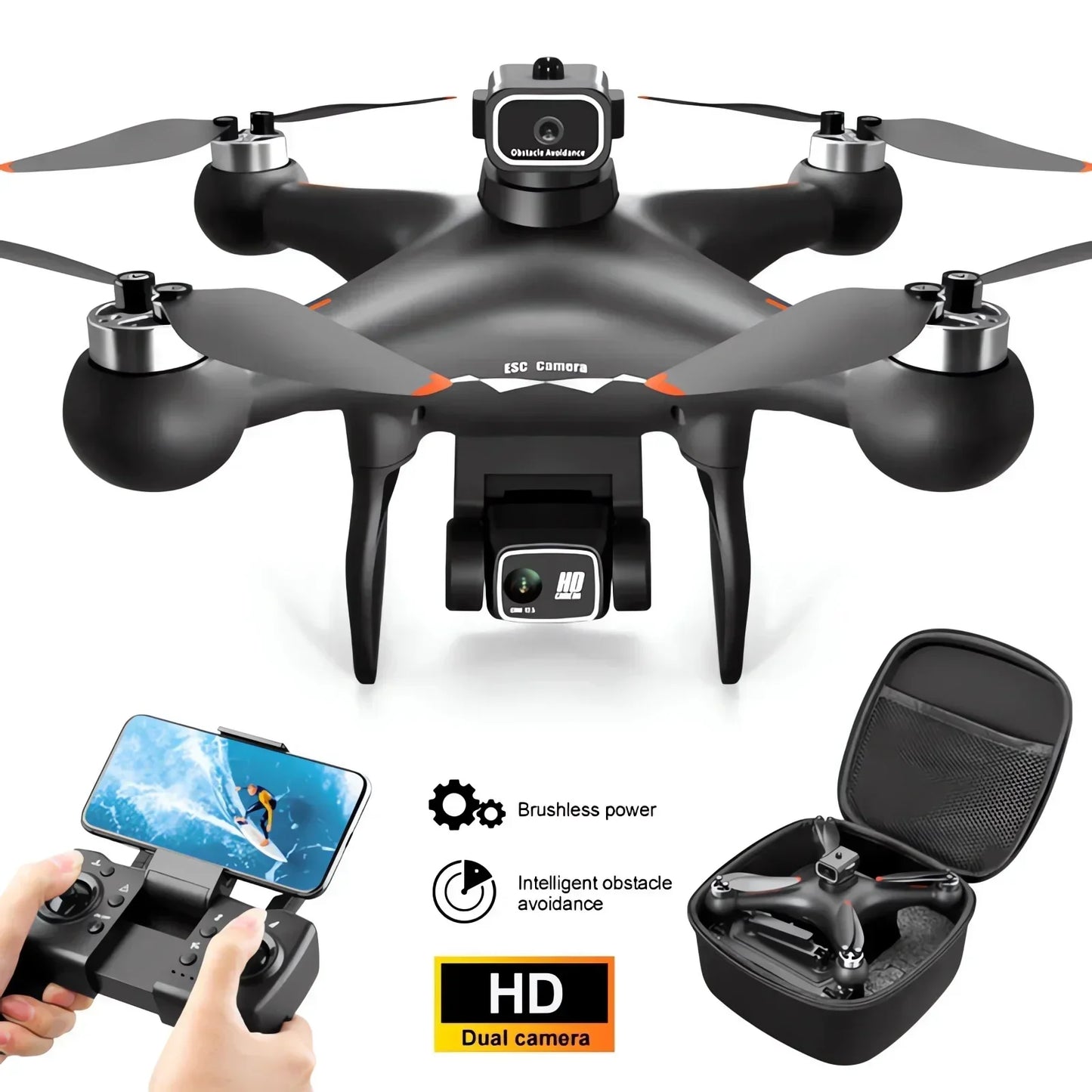 S116 Max 8K Drone With Dual Cameras And Obstacle Avoidance