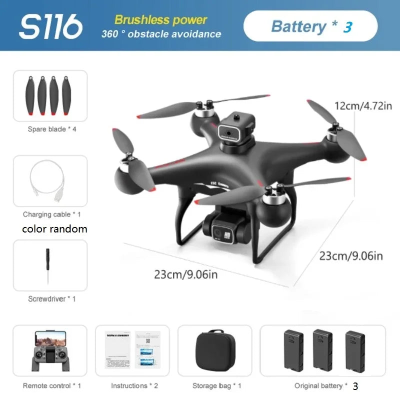 S116 Max 8K Drone With Dual Cameras And Obstacle Avoidance