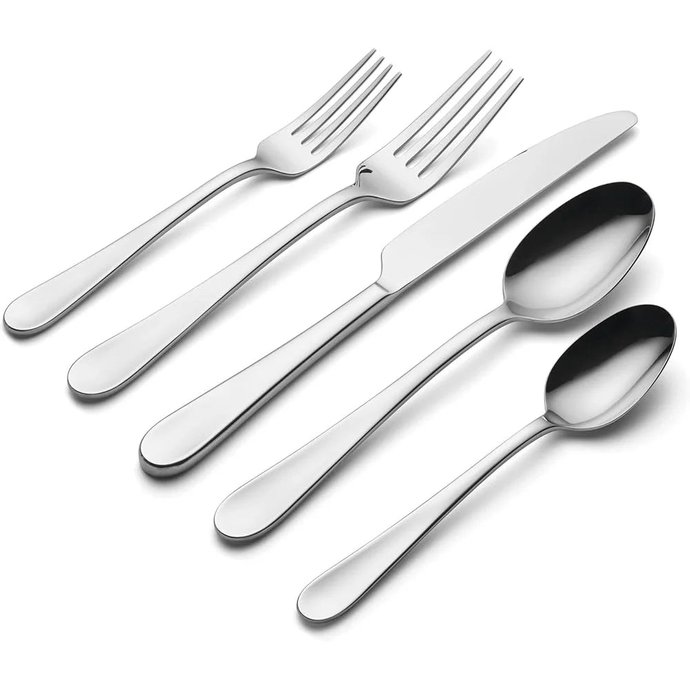 Stainless Steel Flatware Set Mirror Finish Service For Four