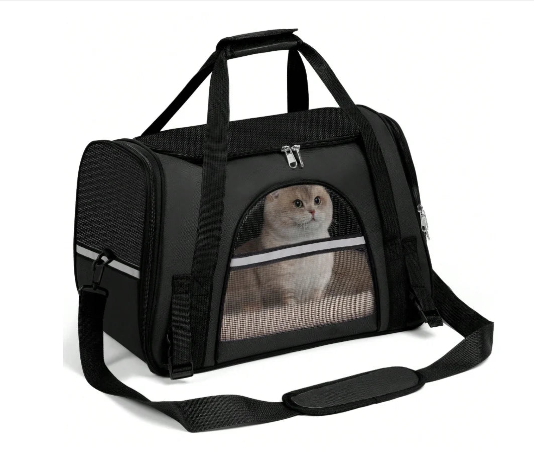 Foldable Soft-Sided Pet Carrier – Up to 20 lbs