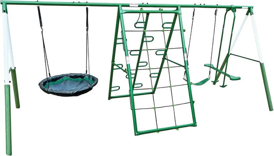 Swing Climb Glide Play Center For Backyard Adventures And Fun