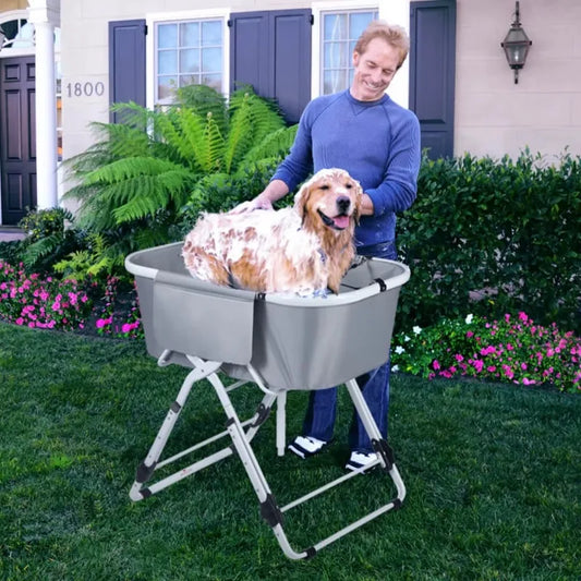Elevated Grooming Bath Tub For Medium And Large Dogs