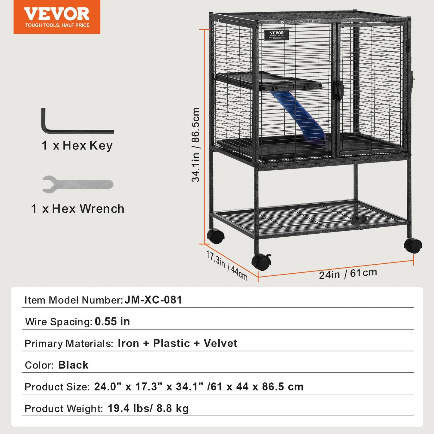 Metal Ferret Cage For Small Pets Critter Nation Habitat