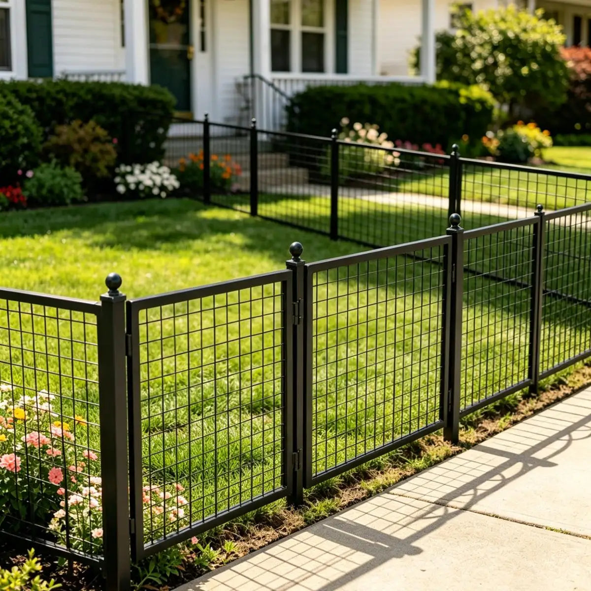 Heavy Duty Metal Dog Fence Portable Foldable Pet Playpen