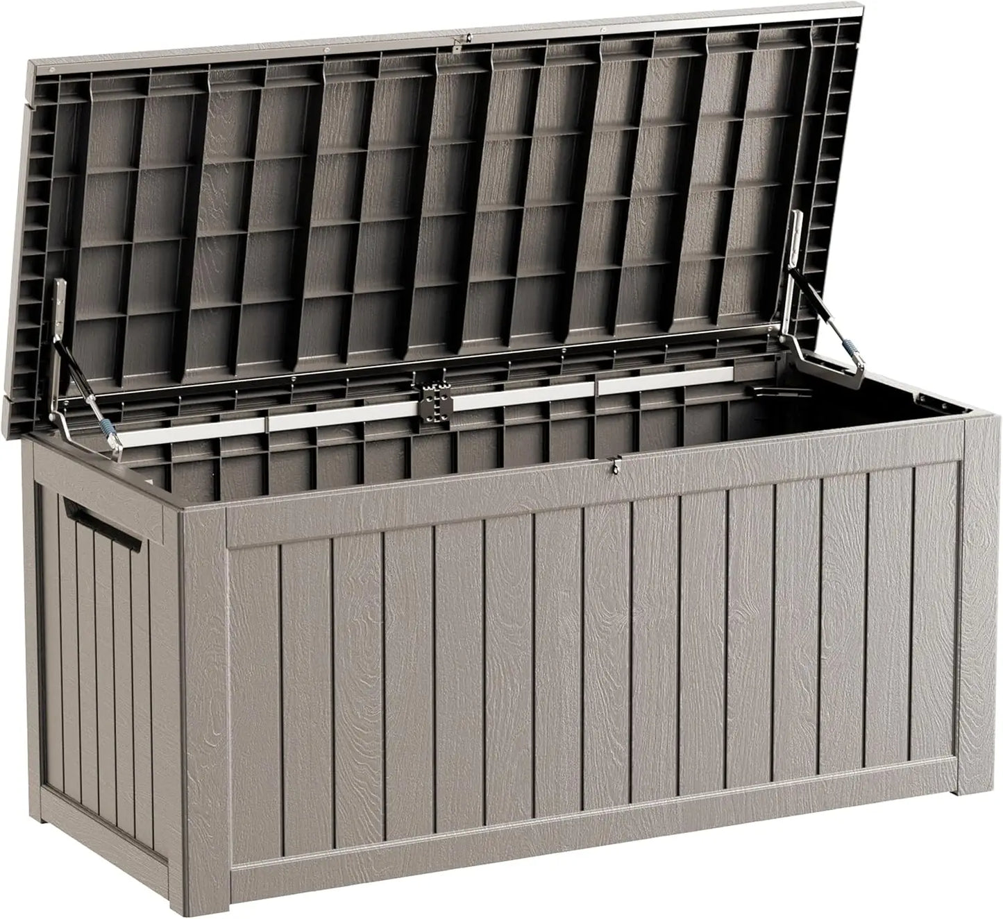 Lockable Resin Deck Box for Outdoor Cushions and Tools