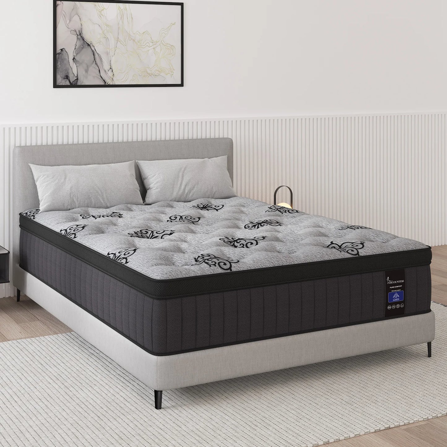 Memory Foam Hybrid Mattress With Pocket Spring For Cooling Comfort