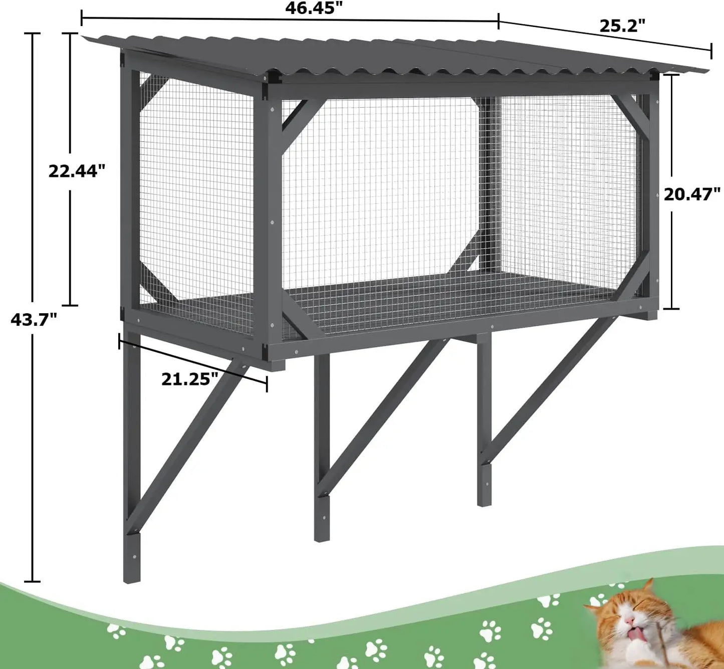 Catio Window Perch Hammock for Outdoor Cat Enjoyment
