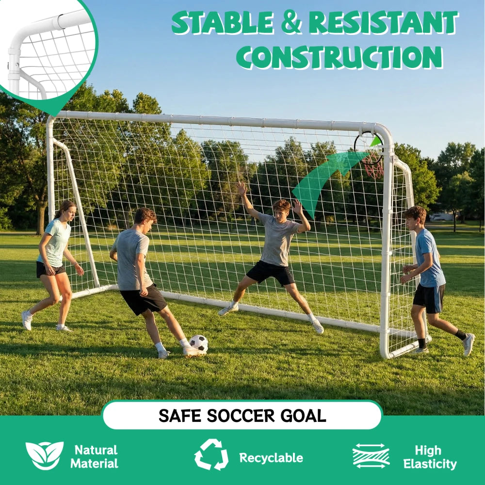Portable Soccer Goal With High Strength Nets For Youth Training