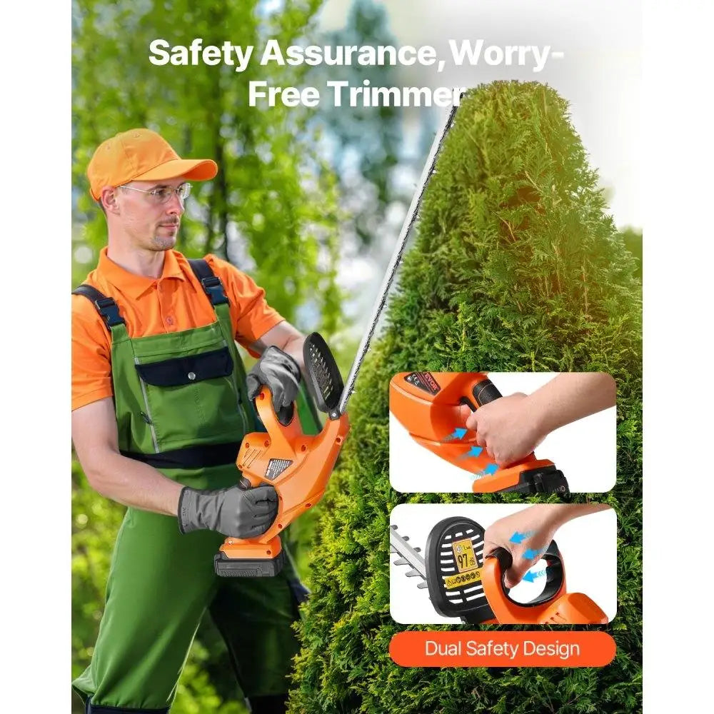 Cordless Electric Hedge Trimmer for Effortless Branch Cutting