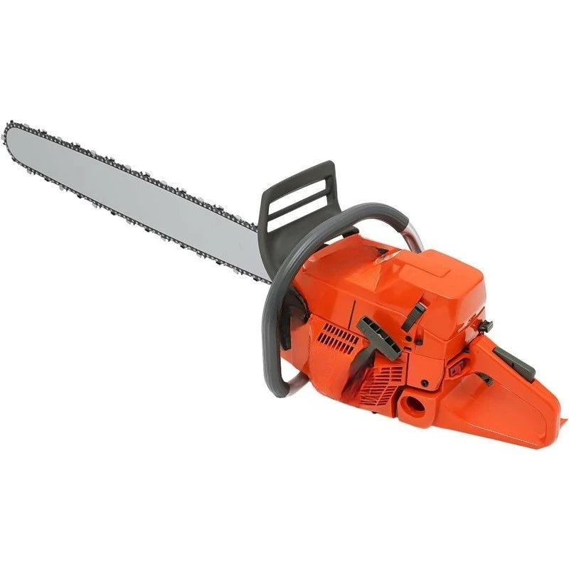 Gas Powered Chainsaw For Wood Cutting And Yard Work