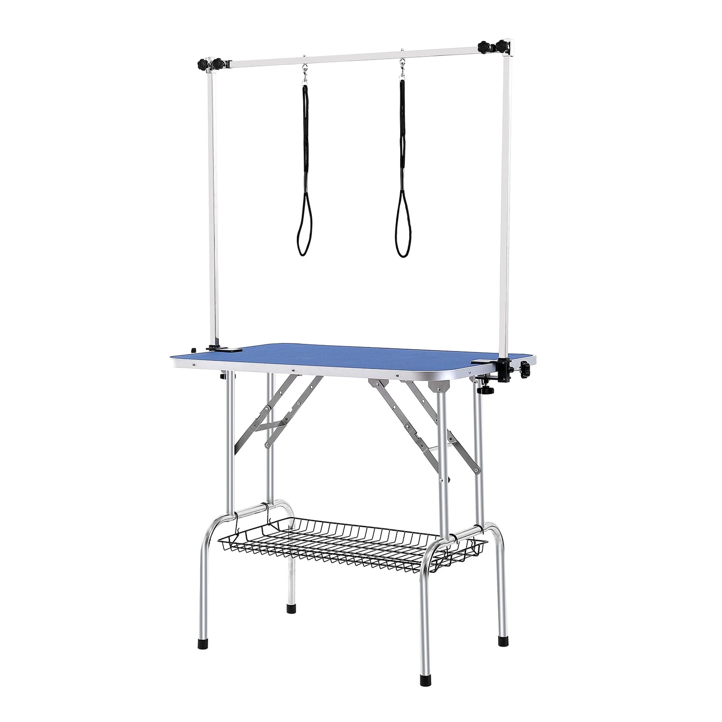 Two Arm Dog Grooming Table With Clamp And Foldable Stand