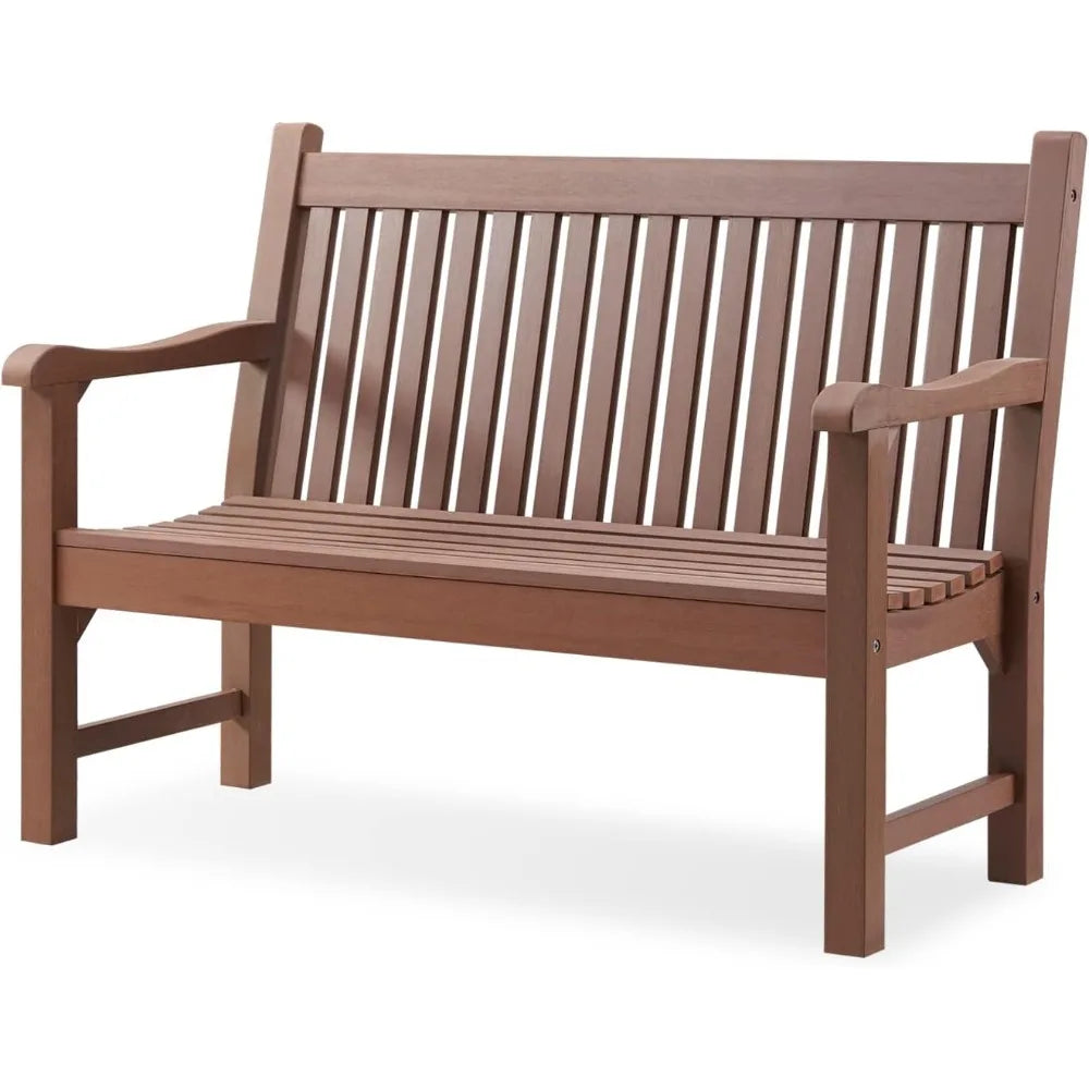 All Weather Garden Bench For Two Poly Lumber Patio Seating