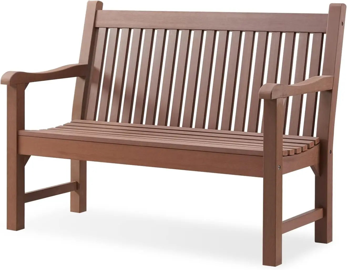 All Weather Garden Bench For Two Poly Lumber Patio Seating