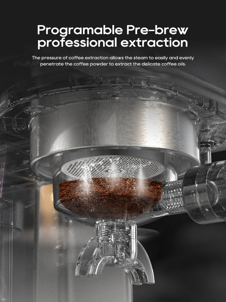 HiBREW H10A 20-Bar Semi-Automatic Espresso Machine