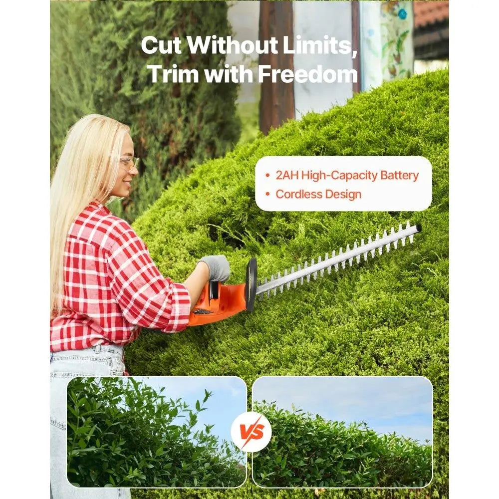 Cordless Electric Hedge Trimmer for Effortless Branch Cutting