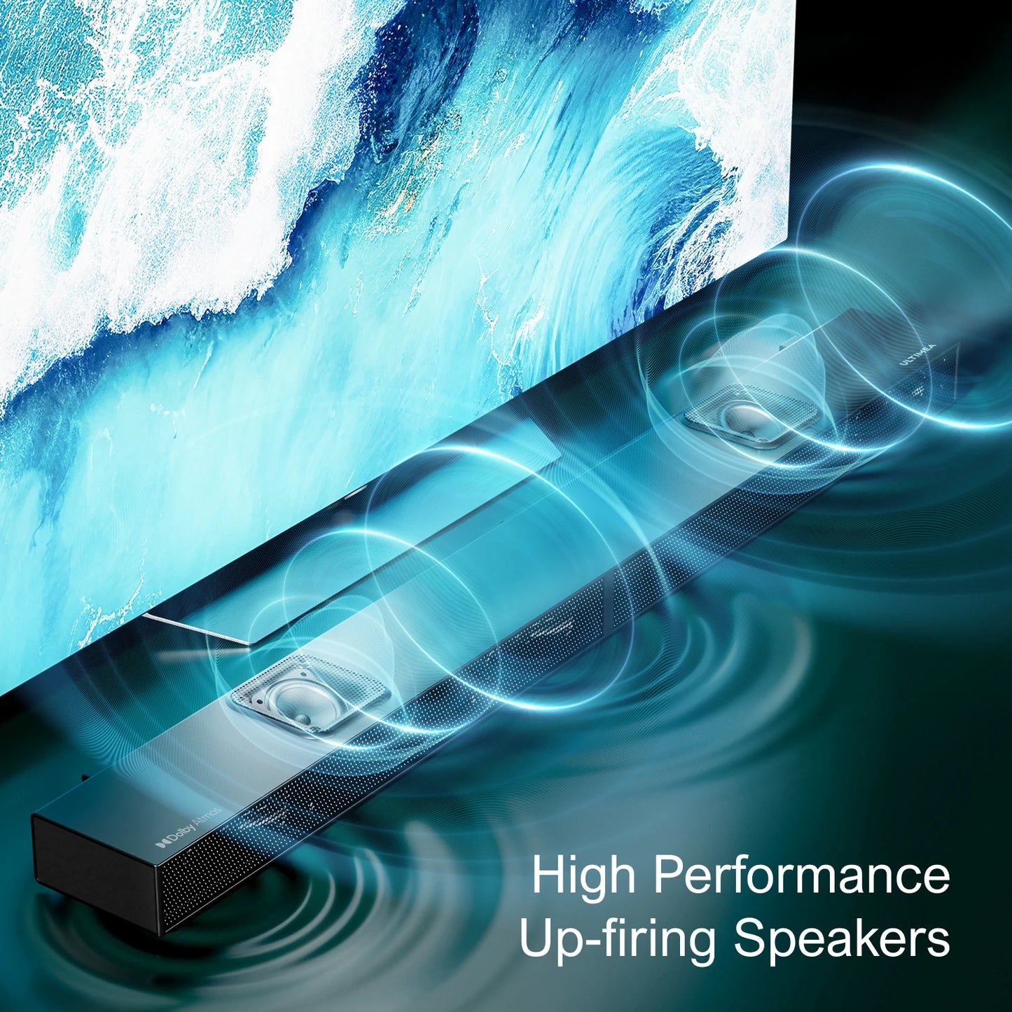 Ultimea Dolby Atmos 5.1.2 Soundbar With 4K HDR Pass Through
