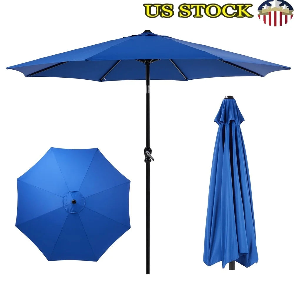 Outdoor Umbrella With Tilt Push Button And UV Resistant