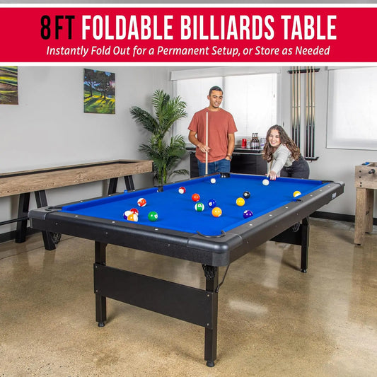 Customizable Portable Pool Table With Balls Cues Chalk