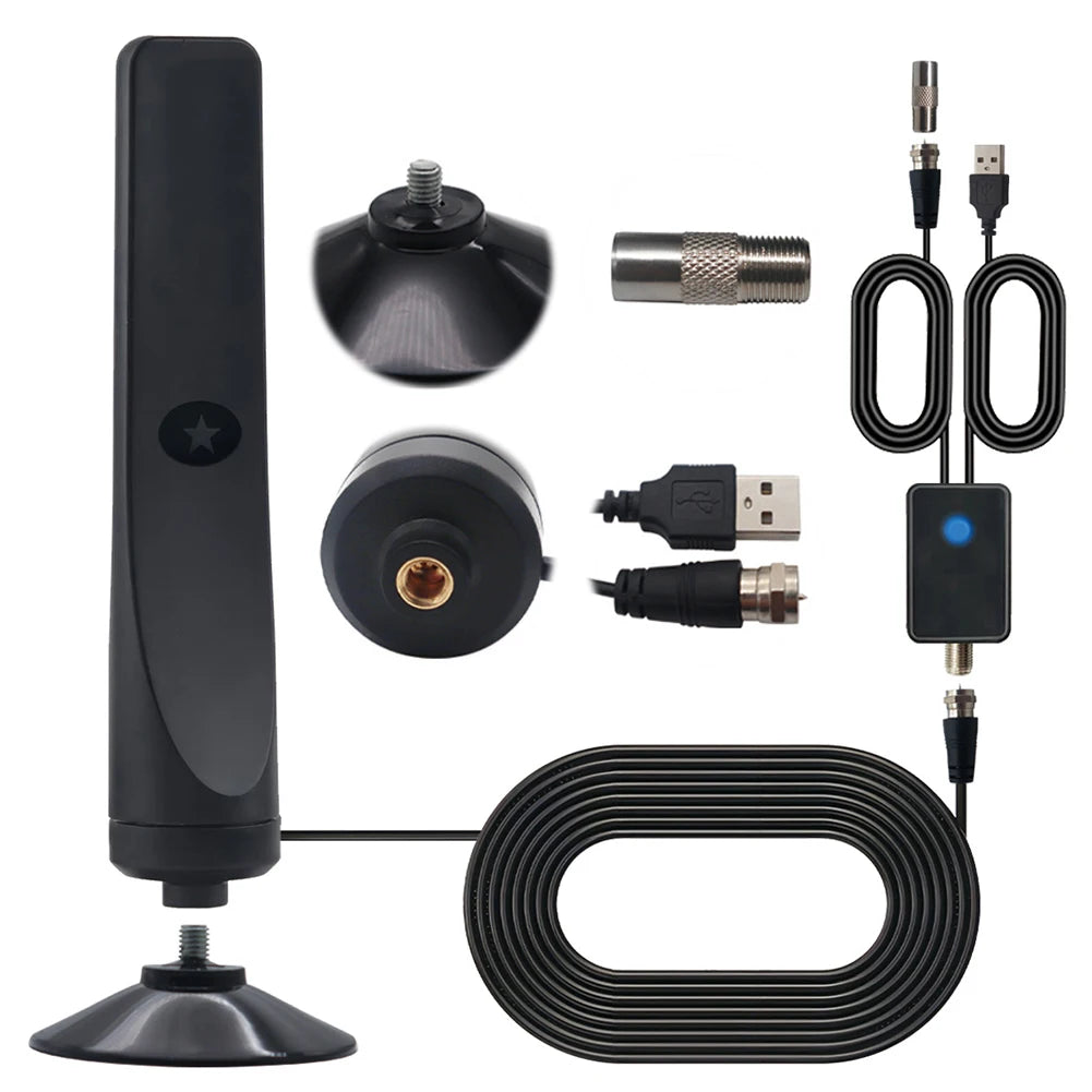 Smart TV Antenna With Signal Booster 50 Mile Range