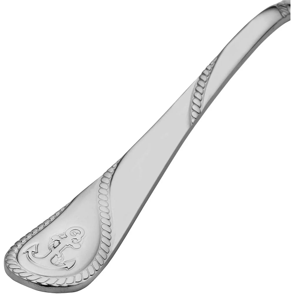 Nautical Stainless Steel Flatware Set For 4 Dishwasher Safe