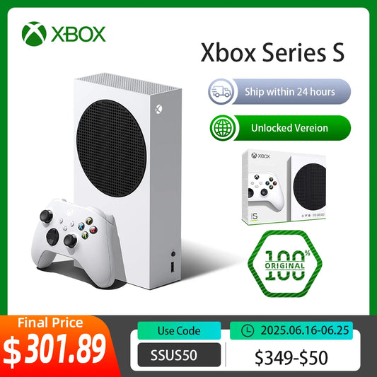 Microsoft Xbox Series S Game Console with Wireless Controller